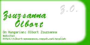 zsuzsanna olbort business card